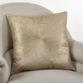 Saro Lifestyle SARO 606.GL20S 20 in. Square Starburst Down Filled Throw Pillow  Gold 606.GL20S